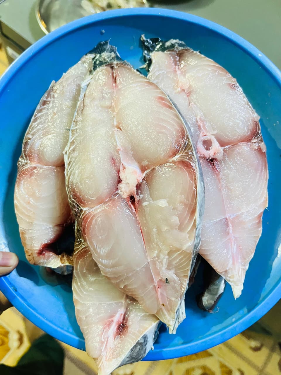 1 Kg  BIG Fresh Surmai (King Fish) | Premium Quality | 6-8 Pieces Approx | Ready to Cook